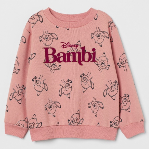 H&M Disney Bambi Sweatshirt 2T - Picture 1 of 15
